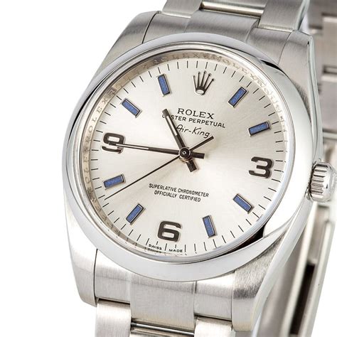 rolex air king 114200 lugs|Rolex Air-King date price.